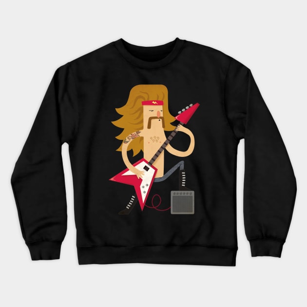 For Those About to Rock Crewneck Sweatshirt by DinoMike